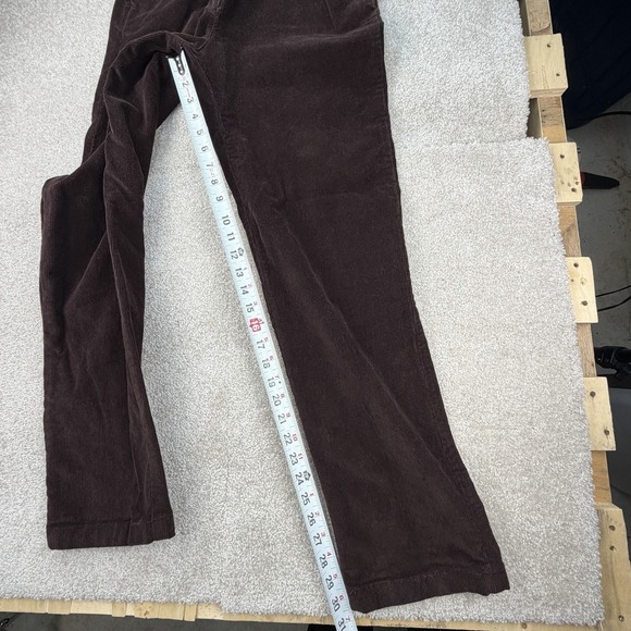 L.L. Bean Women's Size 10 Corduroy Pants Brown Cotton Spandex - Picture 3 of 7